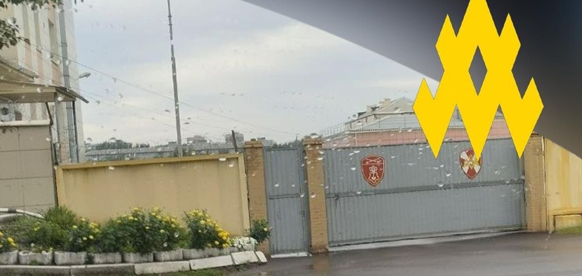 Место дислокации росгвардейцев в Красноярске