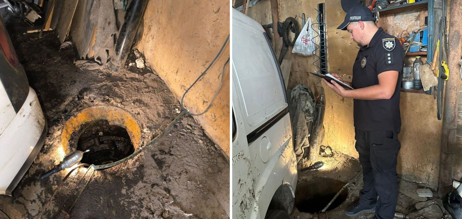 В Черниговской области родители и 17-летний сын упали в канализационную шахту и погибли. Фото с места трагедии