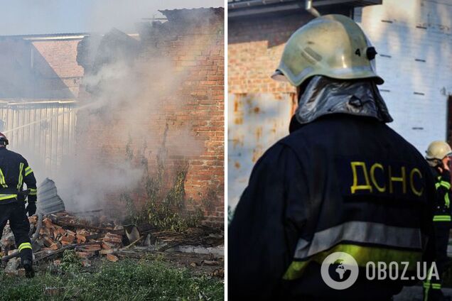 У Білій Церкві загорілися склади: лунали вибухи. Фото і відео