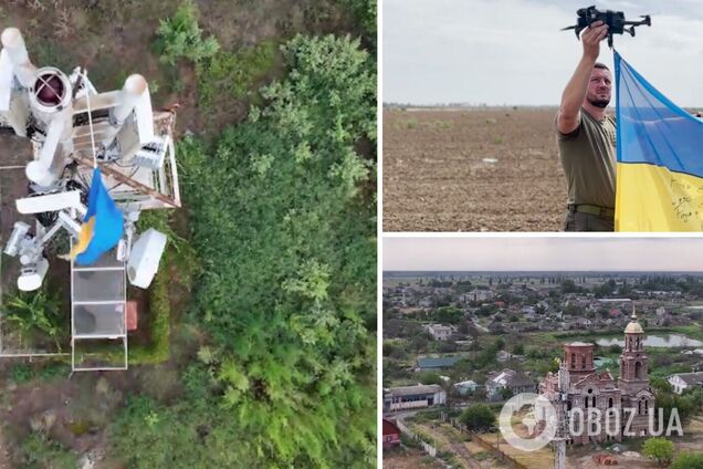 'Не втрачайте віру': над окупованою Херсонщиною замайоріли понад два десятки українських прапорів. Відео