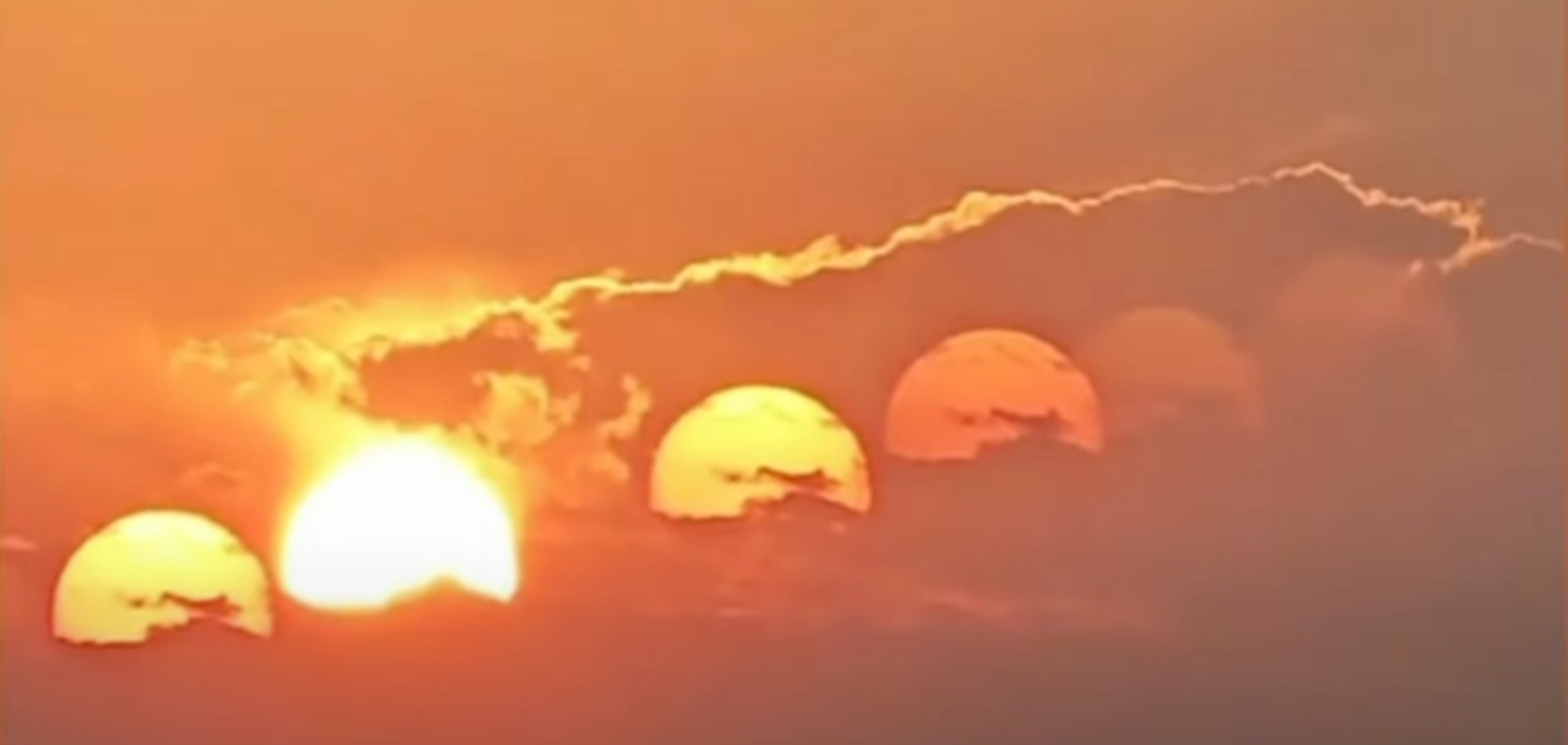 Космічне диво чи оптична ілюзія? В небі над Китаєм помітили сім сонць