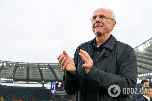 Помер легендарний футбольний тренер Свен-Йоран Ерікссон