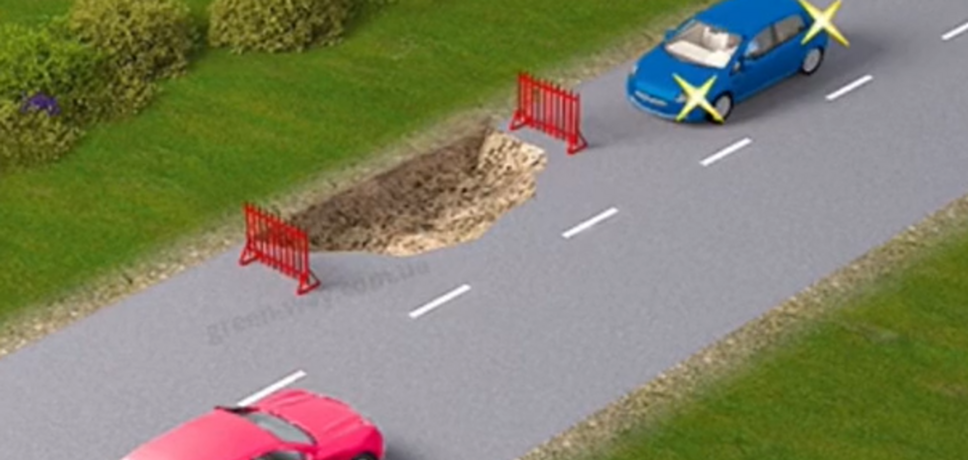 Как совершить встречный разъезд, когда есть препятствие? Запутанная задача по ПДД