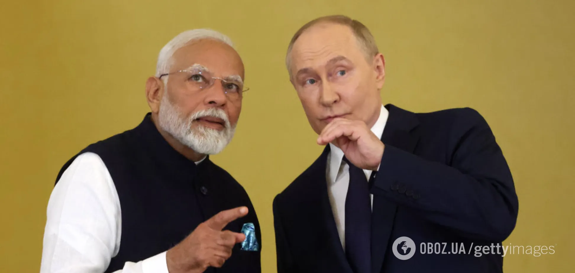 Нарендра Моді і Володимир Путін