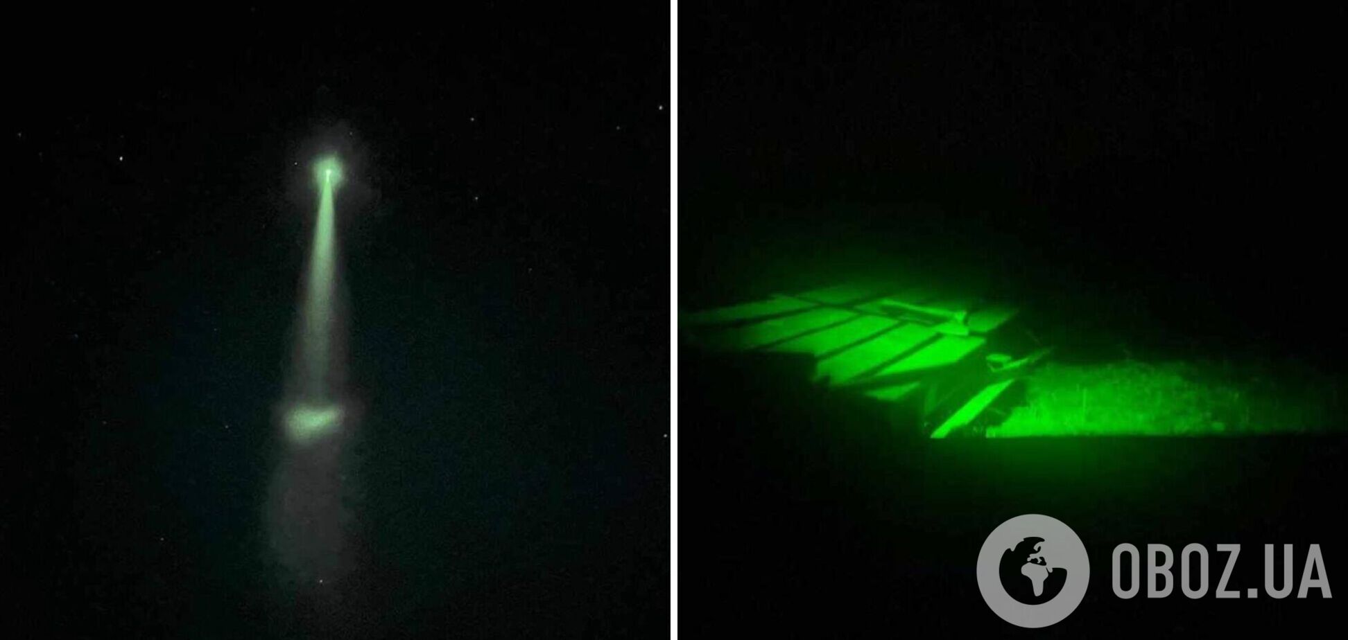 Над позициями ВСУ начали замечать загадочное зеленое сияние: подозревают вражескую разведку. Фото