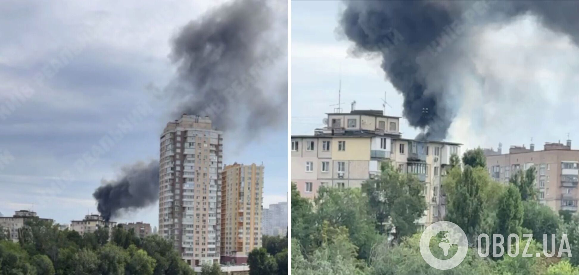 Пожар в столице