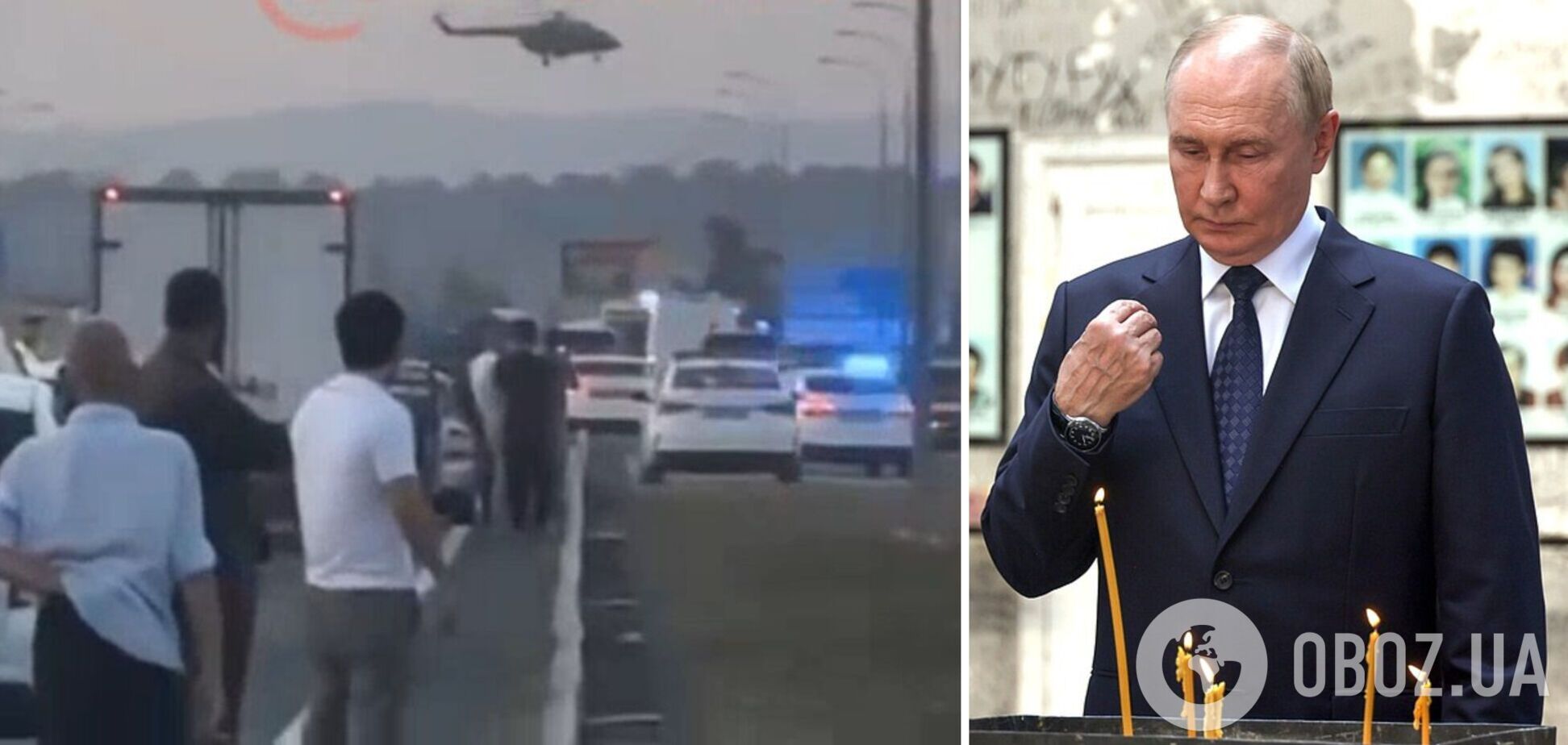 Охраны много не бывает? В сеть попало видео кортежа Путина