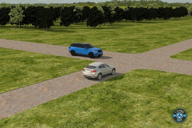 Хто проїде перехрестя на лісовій дорозі першим? Завдання з ПДР