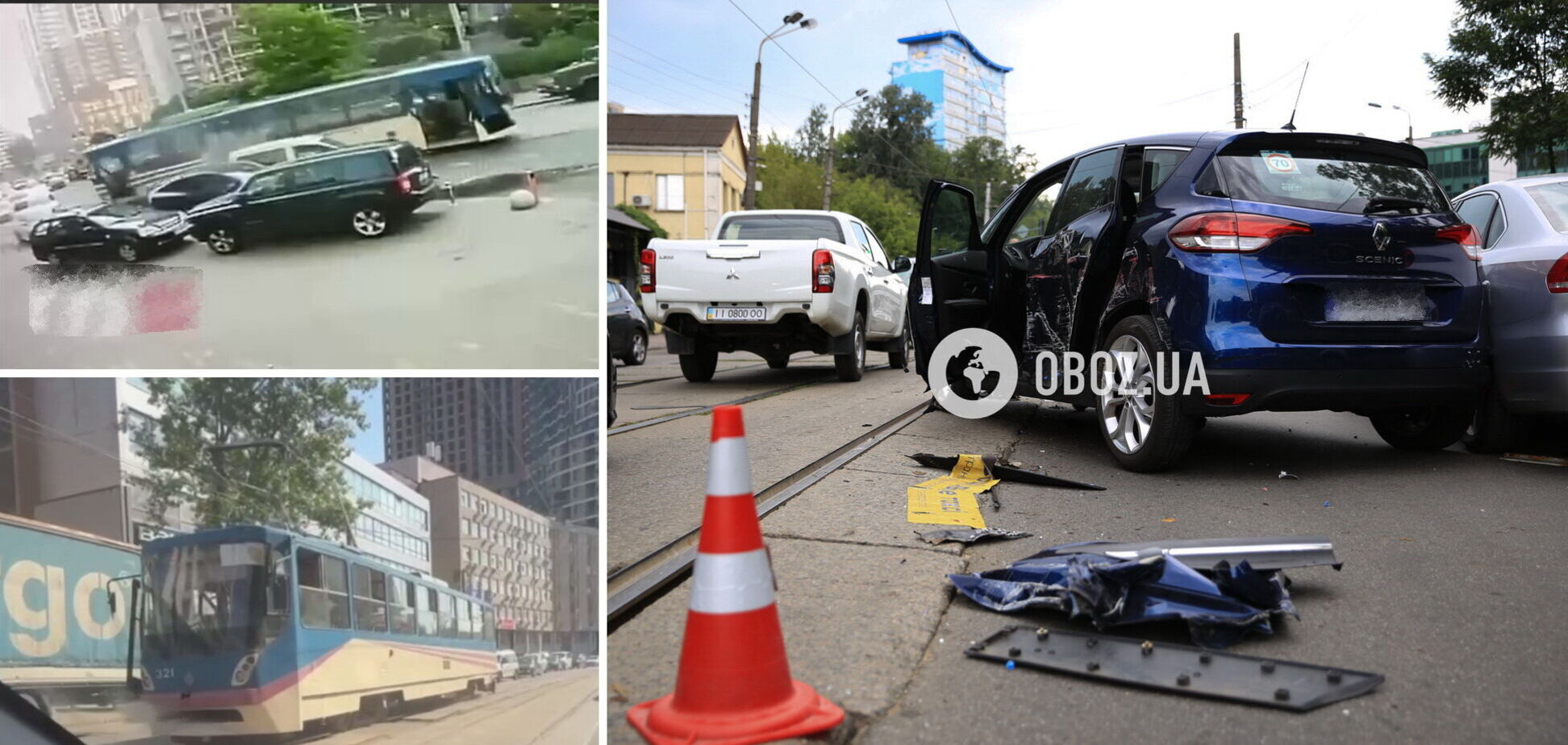 Движение трамвая зафиксировали камеры видеонаблюдения