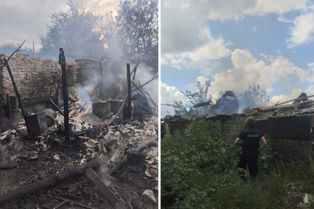 Окупанти вдарили по Циркунах на Харківщині, сталась пожежа. Фото