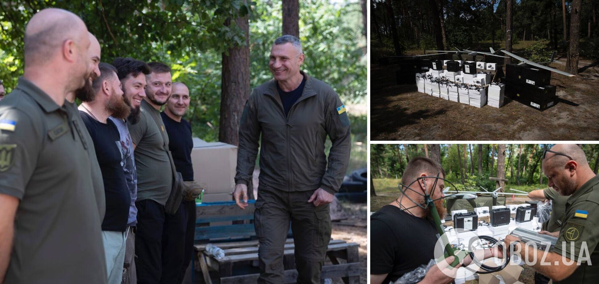 Кличко передал бойцам новую партию помощи от Киева