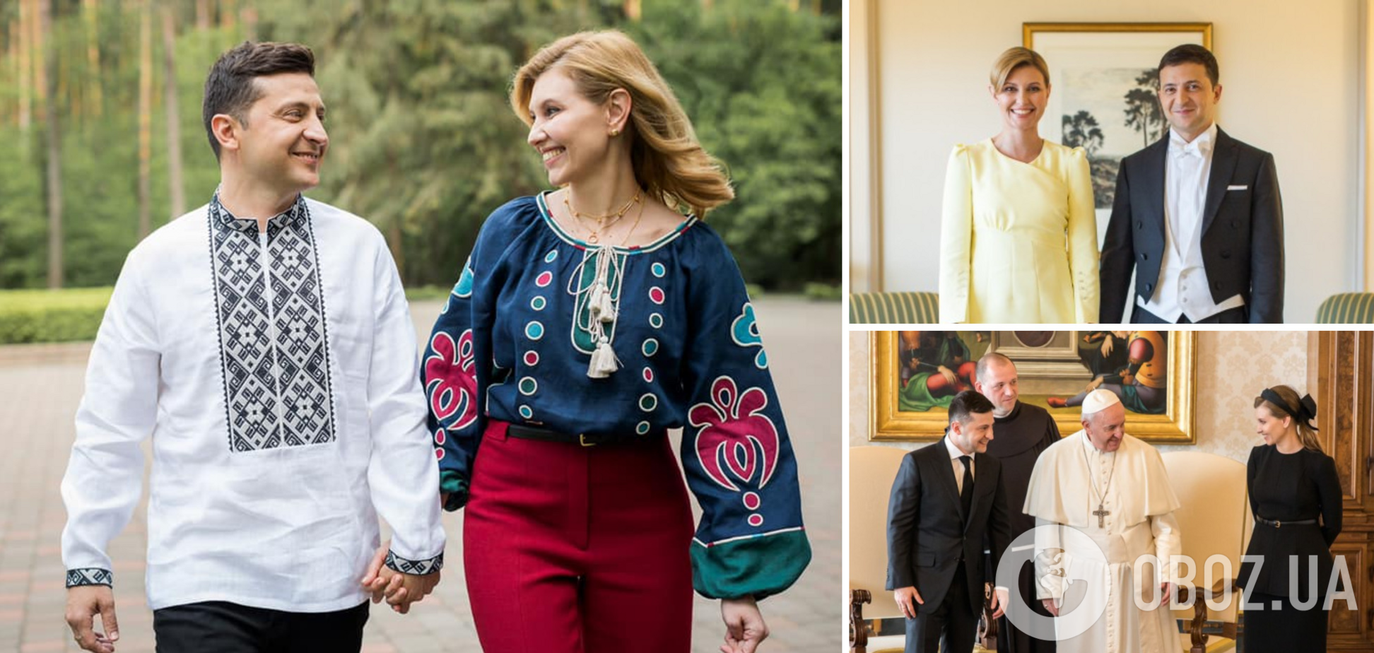 Жовта сукня в Японії, чорний костюм у Ватикані та інші образи Олени Зеленської, які потрапили в модний скандал. Фото