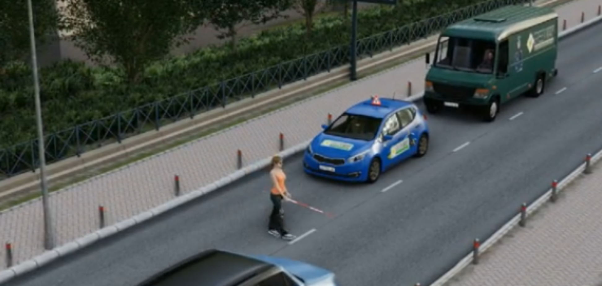 Как должны поступить водители: непростая задача с пешеходом