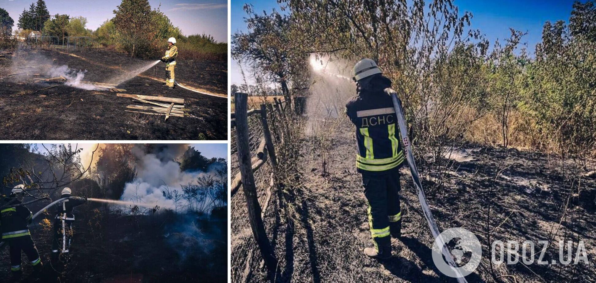 В Киевской области 9 сентября более 100 раз тушили возгорания