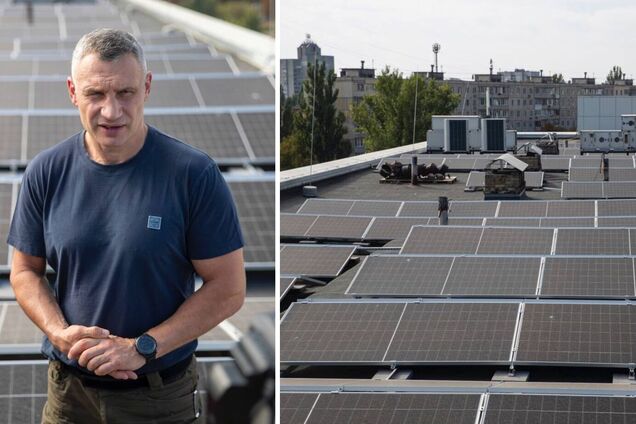 Кличко відвідав один з пологових будинків Києва, який оснастили сонячною електростанцією