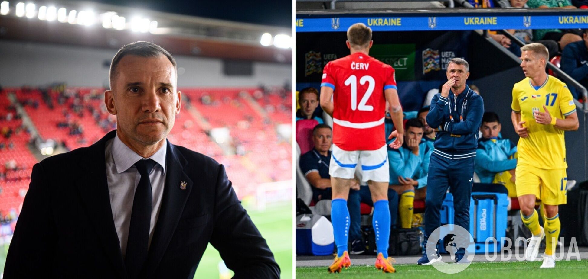 'Спасибо Сергею Реброву': Шевченко выступил с заявлением по отставке тренера сборной Украины, высказав тому полное доверие