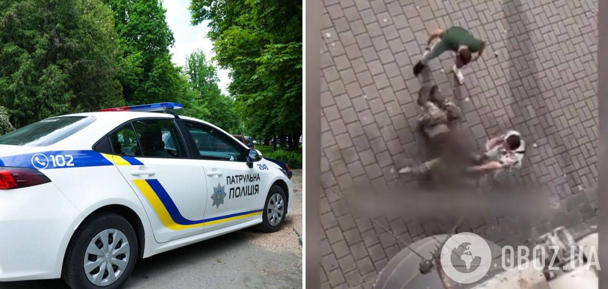 Поліціянти затримали трьох чоловіків, які побили військового в Івано-Франківську. Відео