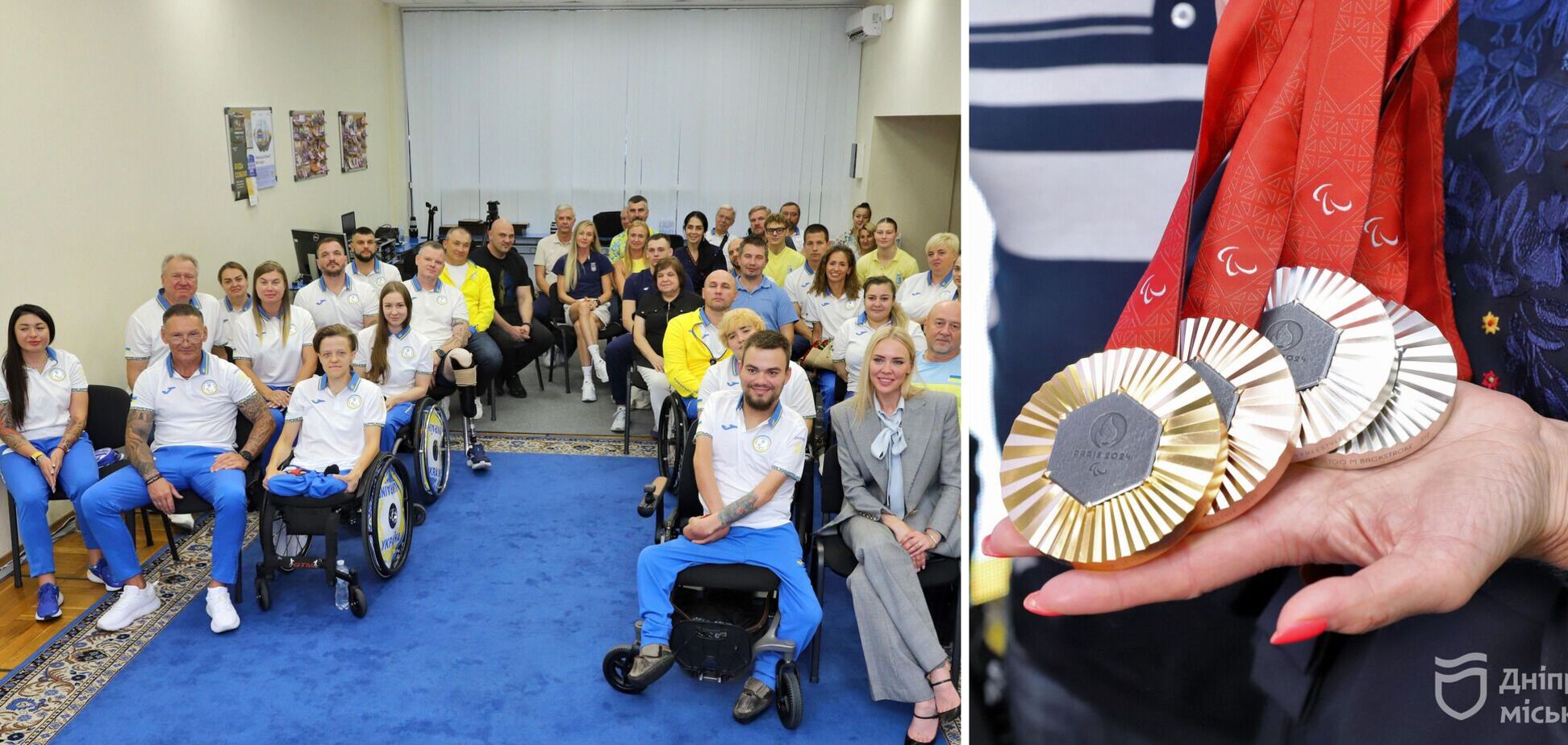 Мер Дніпра Філатов та керівник ОВА Лисак привітали олімпійців і паралімпійців