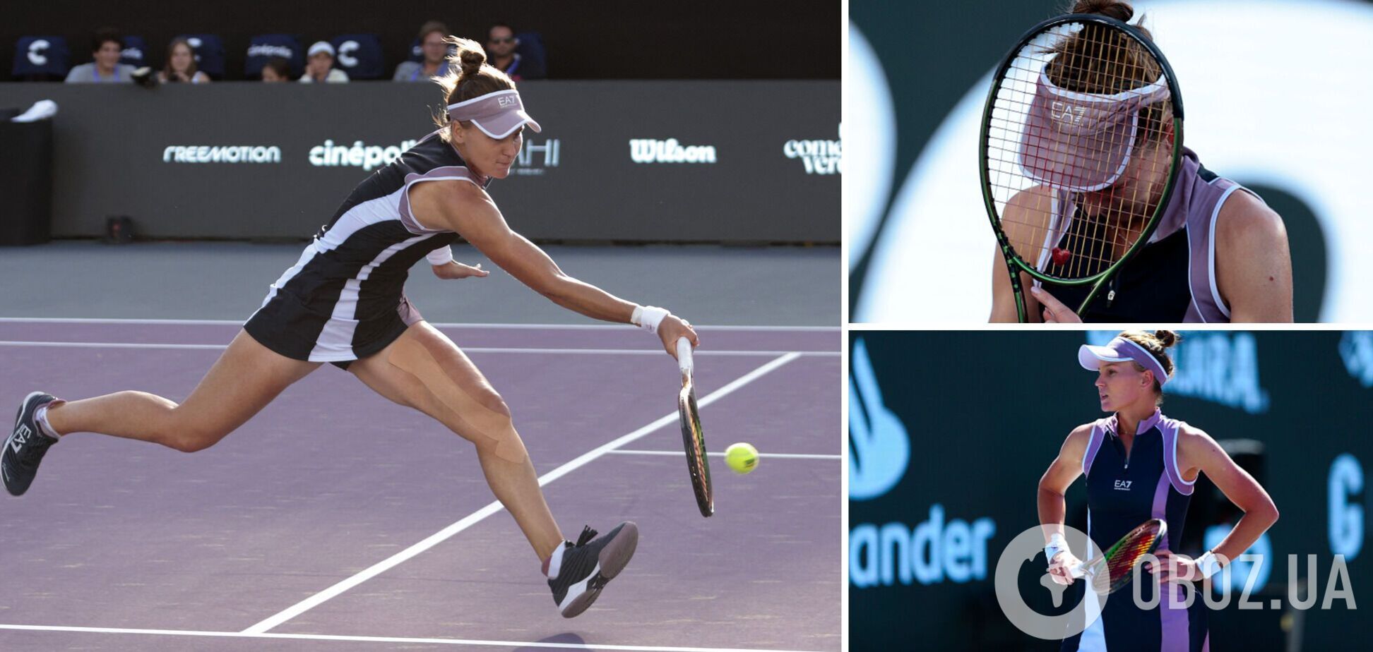 Вела 5:0, но проиграла. Российская теннисистка слетела с катушек, начав бить себя по голове ракеткой. Видео