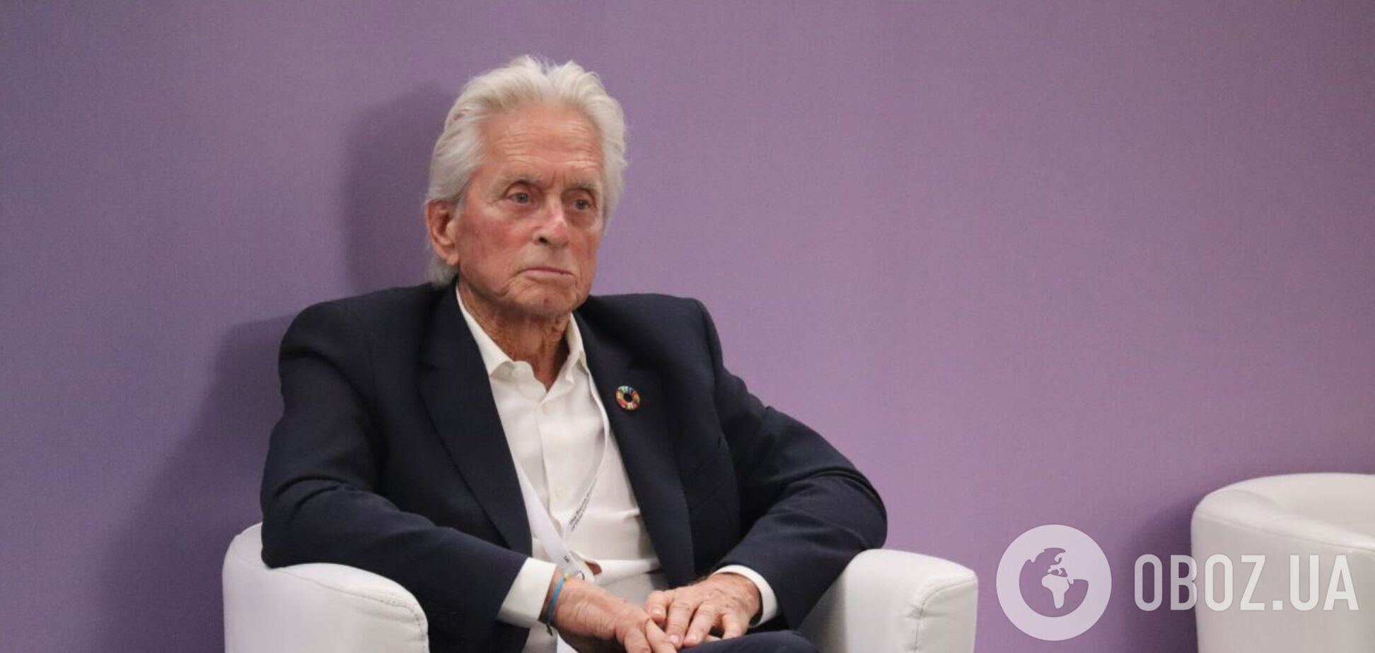 'Киев древнее Москвы': стало известно, что очень поразило Майкла Дугласа в Украине. Фото