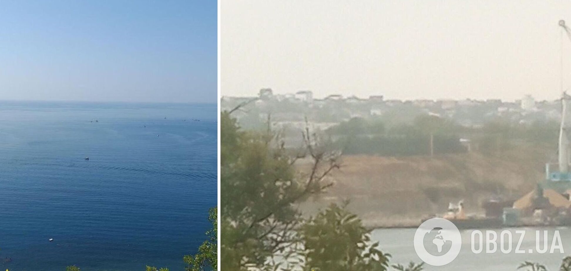 Катера береговой охраны оккупантов выискивают морские дроны в опустевших бухтах