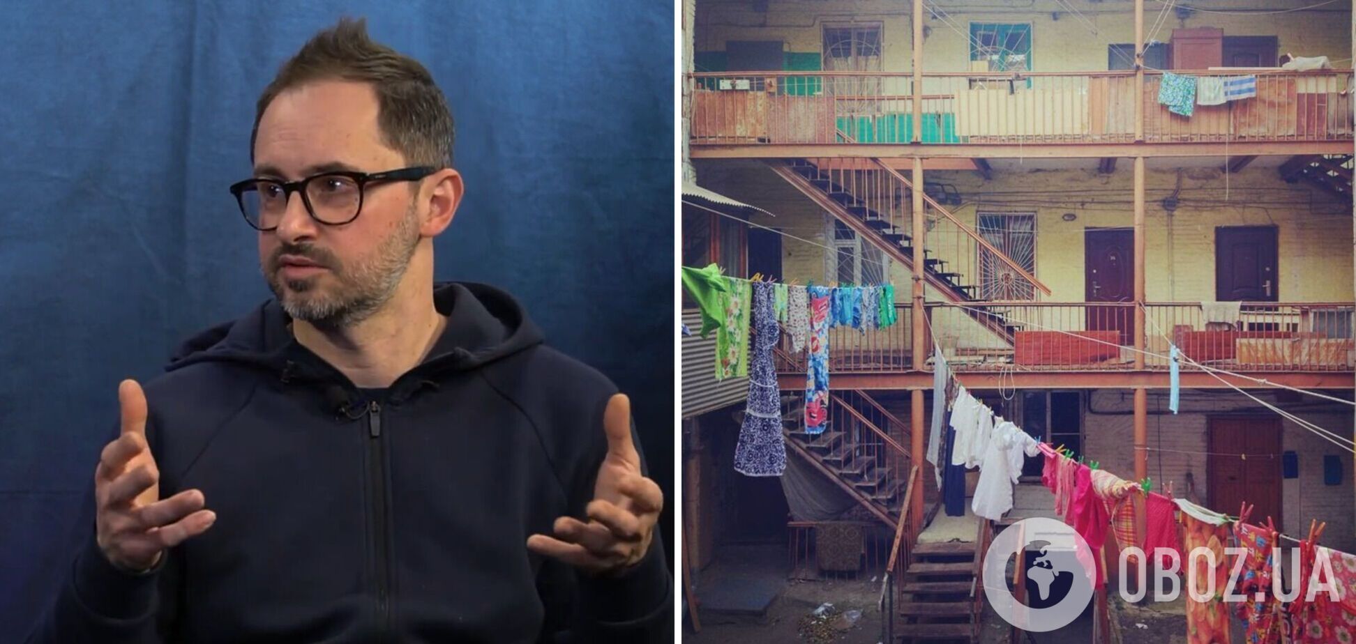 Обстріляні будинки, вивіски з 1960-х років і темні вулиці. Павло Гудімов розповів про росіянку, яка благала вивезти її в Україну