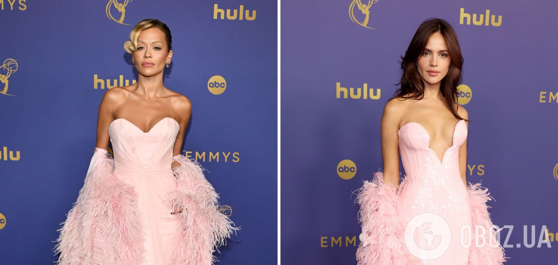 Модний провал: Ріта Ора і Ейса Гонсалес з'явились на церемонії 'Еммі 2024' майже в однакових образах. Фото