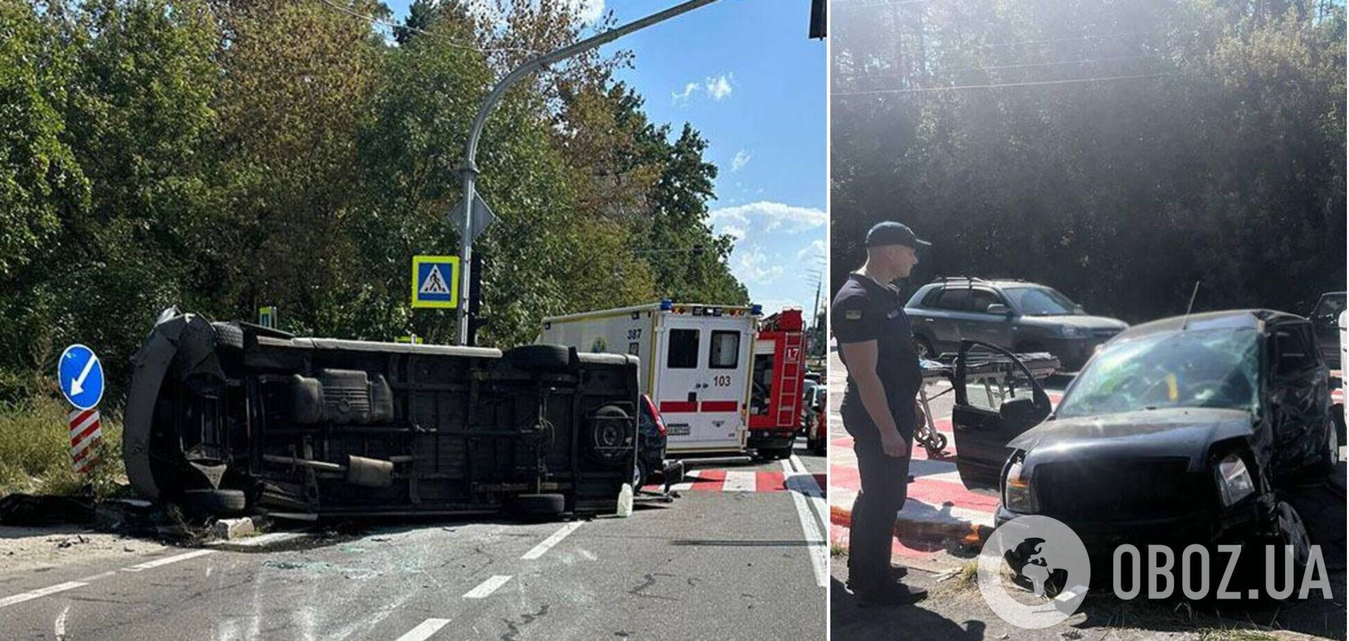 У Києві сталась смертельна аварія за участі легковика та маршрутки