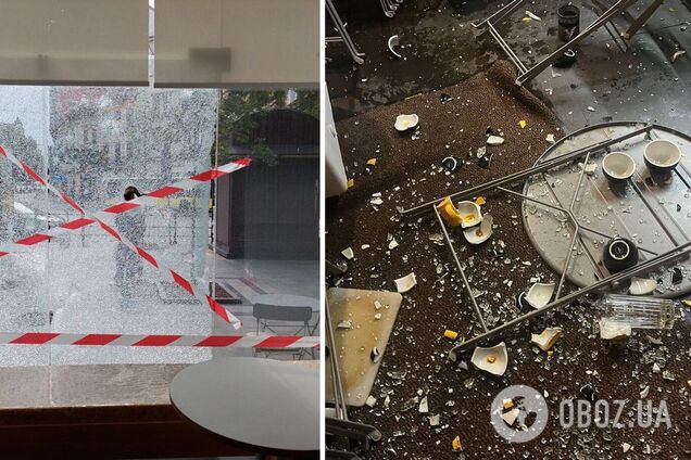 У Львові агресивний чоловік розтрощив кав'ярню військового ЗСУ: нападника затримала поліція. Фото