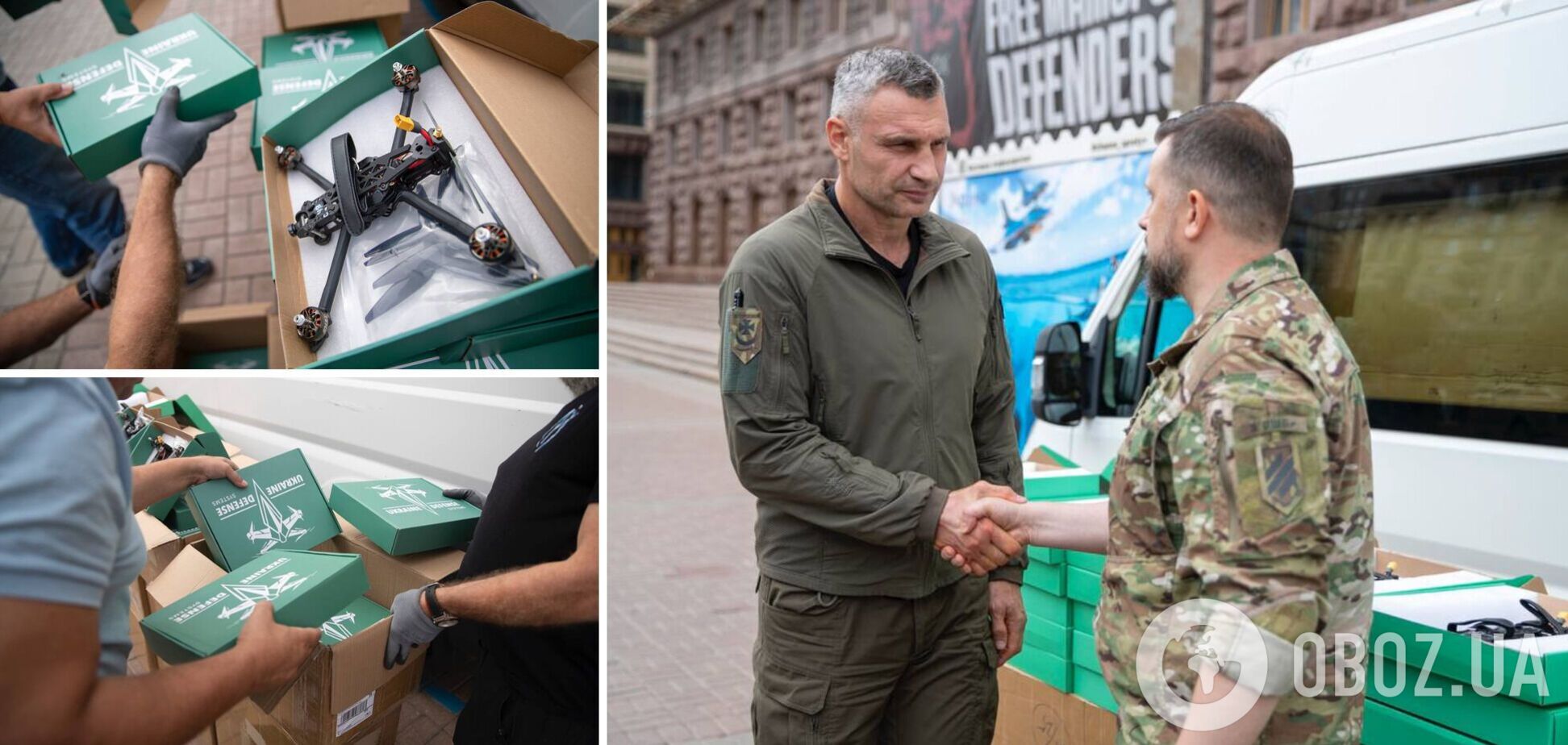 Віталій Кличко передав військовим чергову партію допомоги від Києва