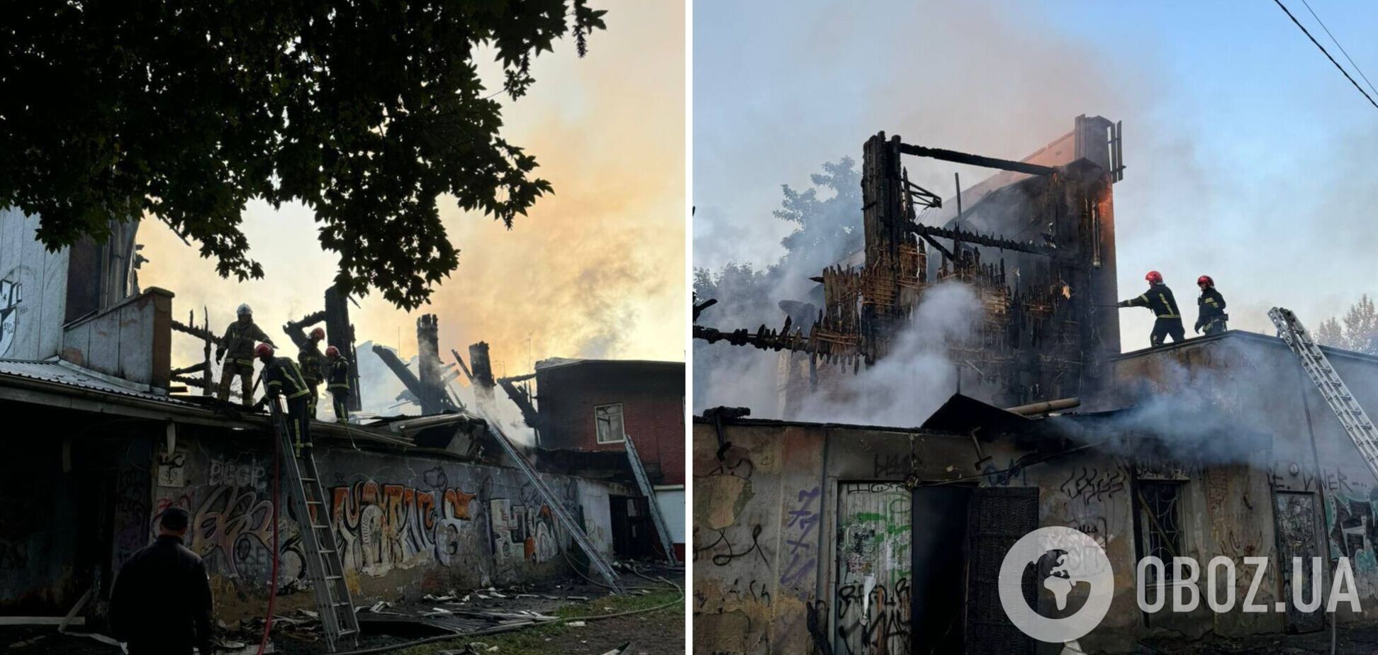 У Львові вночі влаштували серію підпалів, горіла будівля кінотеатру 'Дзвін'. Усі подробиці