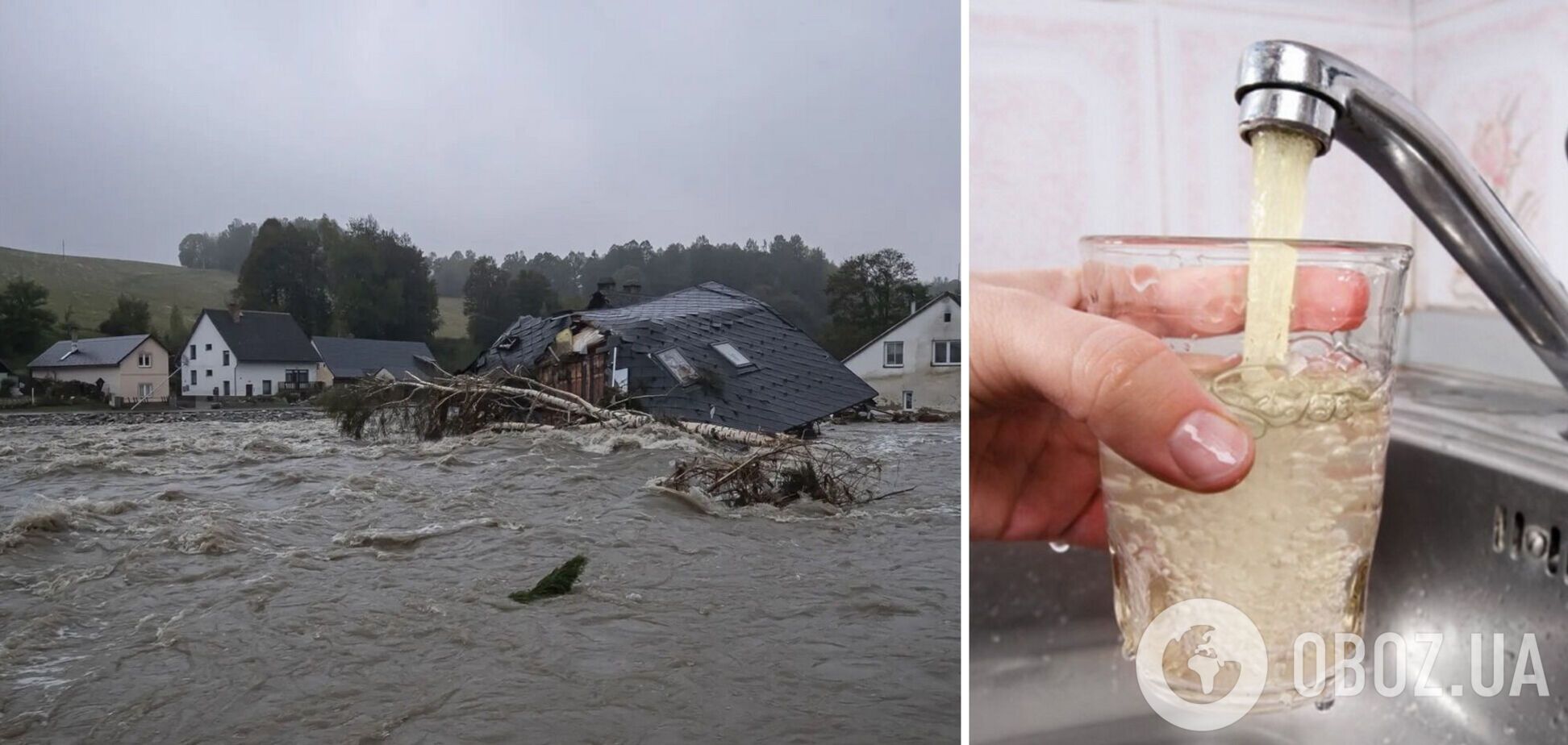 Из-за наводнений в Европе может испортиться качество воды в Украине: какие области в зоне риска