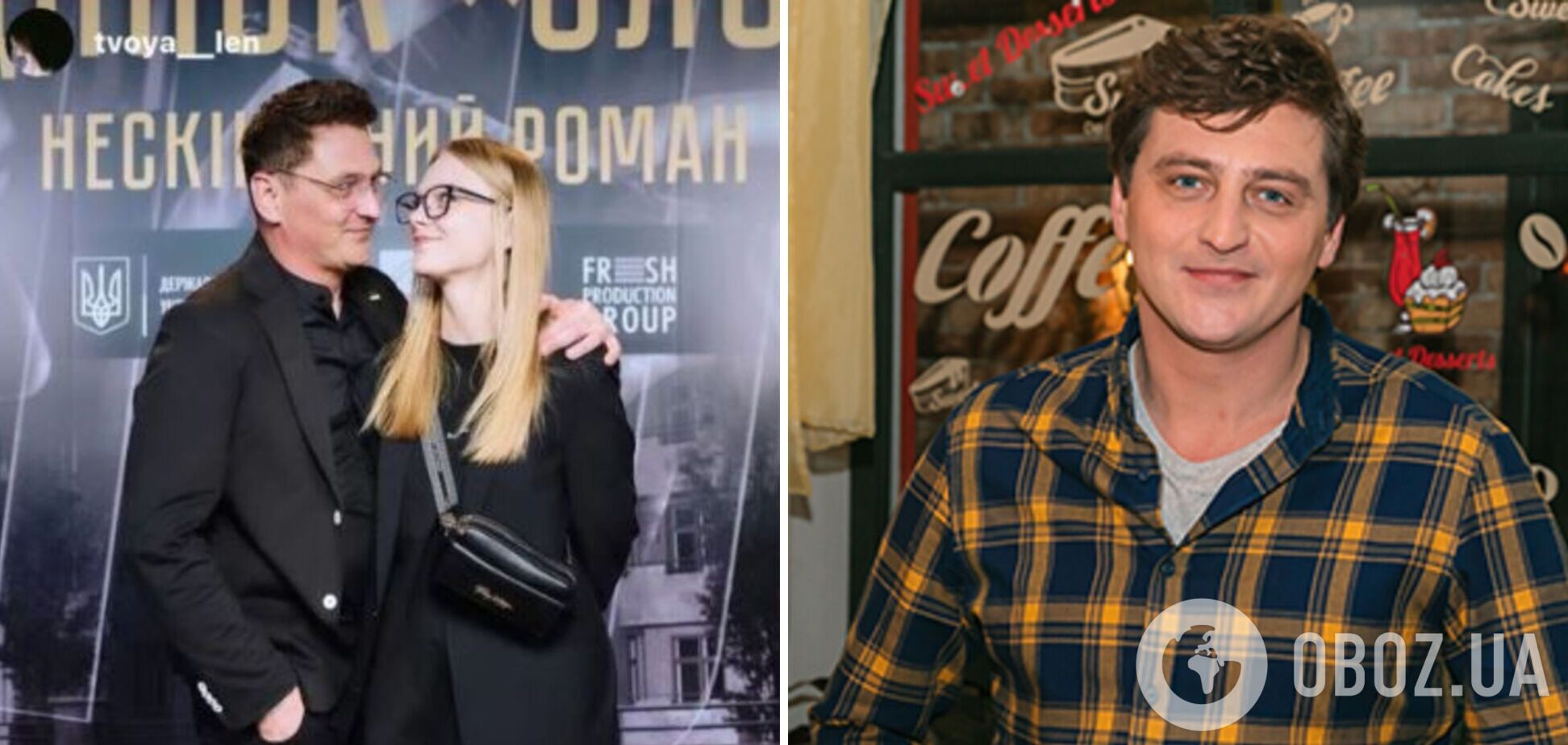 Актор В'ячеслав Довженко розсекретив молоду кохану: що про неї відомо та який вигляд мають колишня дружина та дорослі сини актора