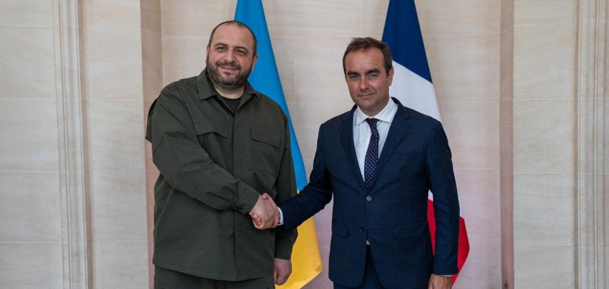 Умєров зустрівся з міністром збройних сил Франції: говорили про літаки, ППО і оборонну співпрацю. Фото