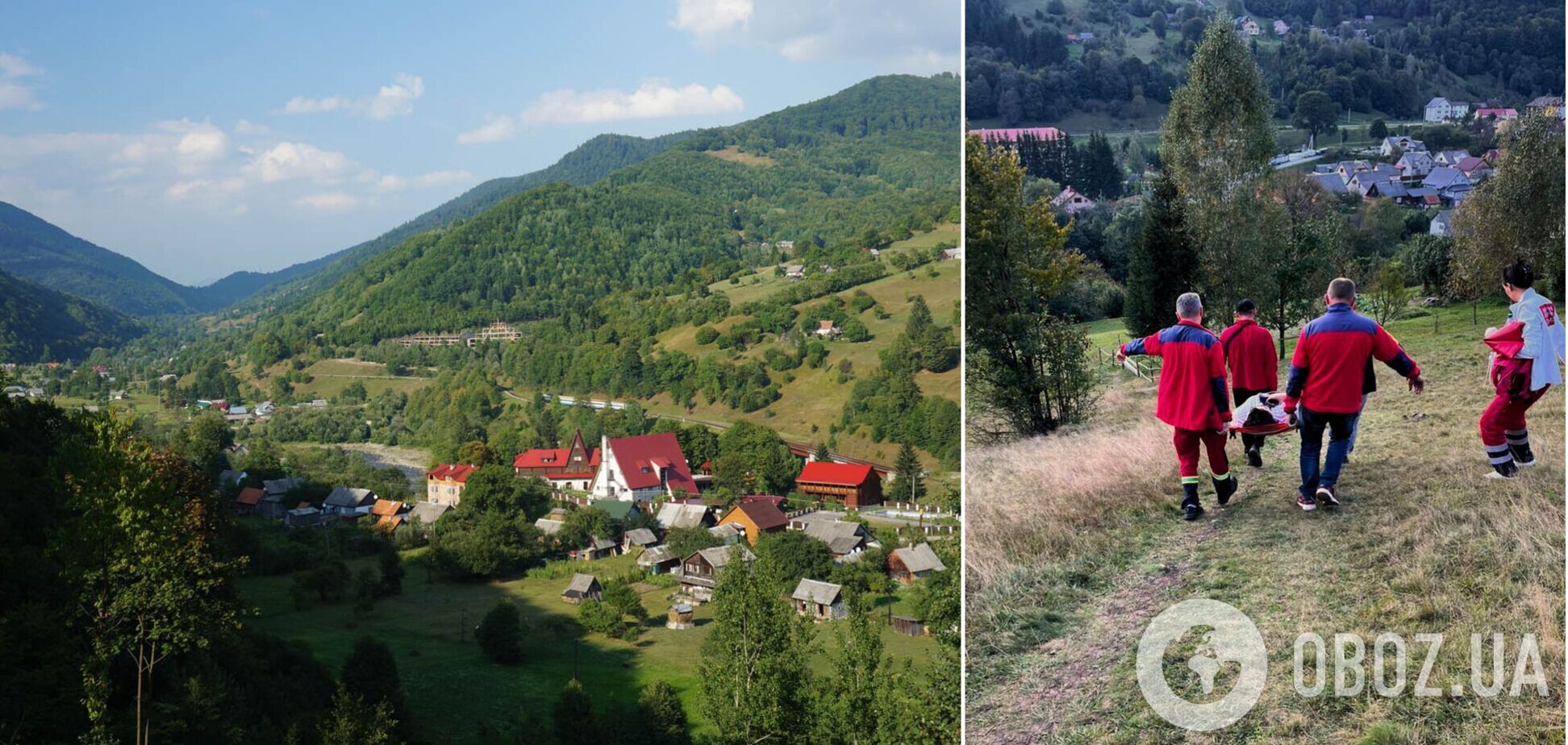 Горные спасатели помогли туристке из Киевщины