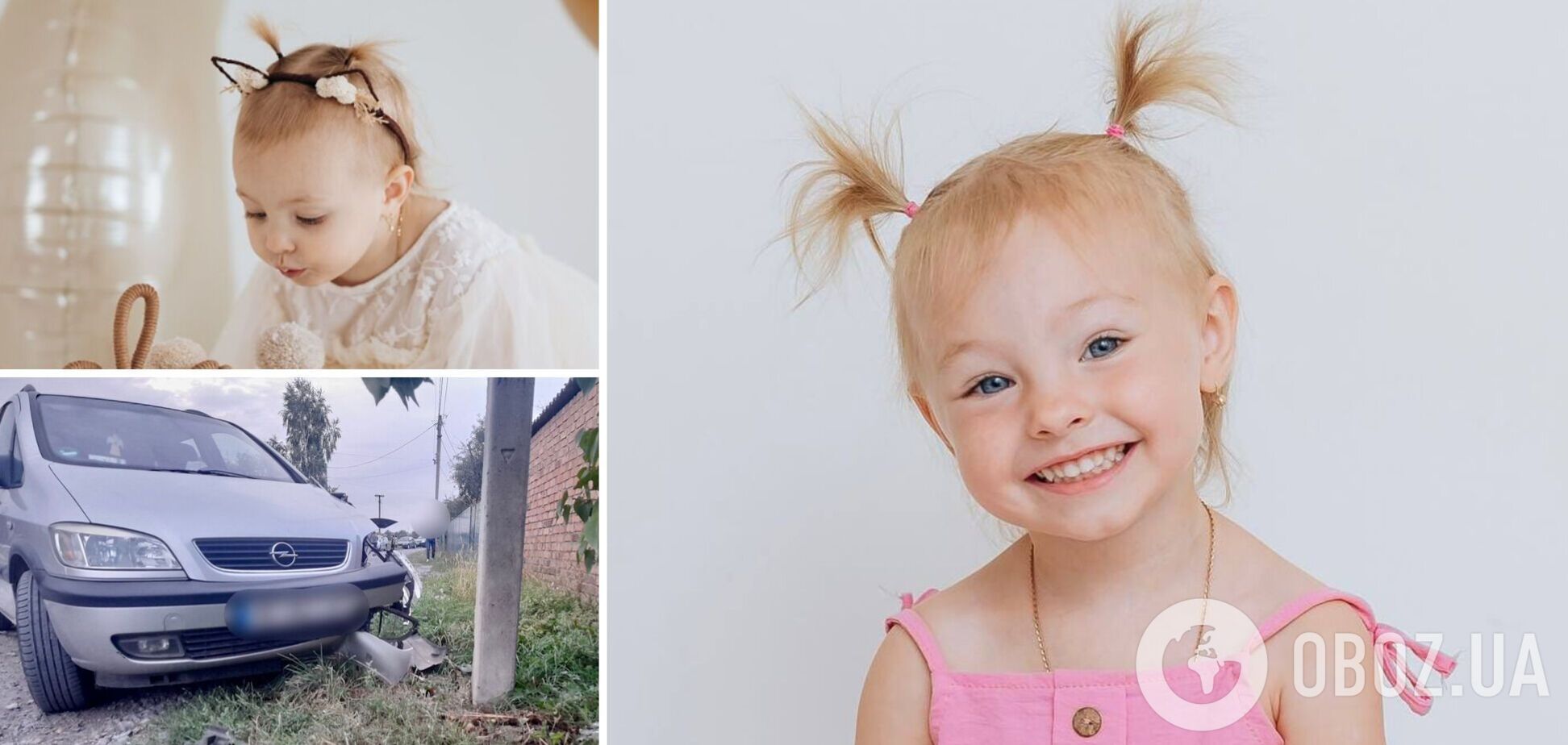 Водійка в'їхала в стовп, а подушка безпеки убила дитину: на Вінниччині в ДТП загинула 2-річна дівчинка