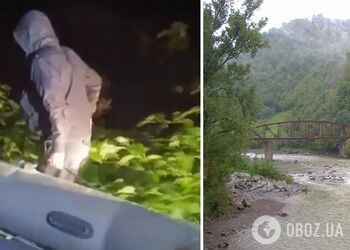 У дорогу рушили вночі: прикордонники спіймали чоловіків, які збиралися перепливти Тису на човні. Відео