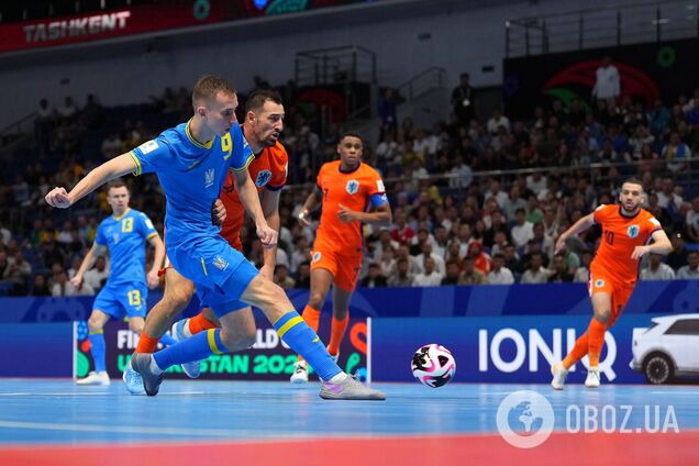 Украина вышла в четвертьфинал чемпионата мира по футзалу.