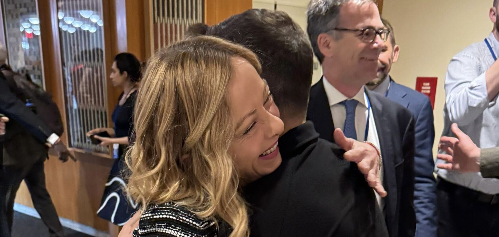 'Благодарен Джорджии за все решительные шаги': Зеленский в Нью-Йорке встретился с премьером Италии Мэлони. Фото