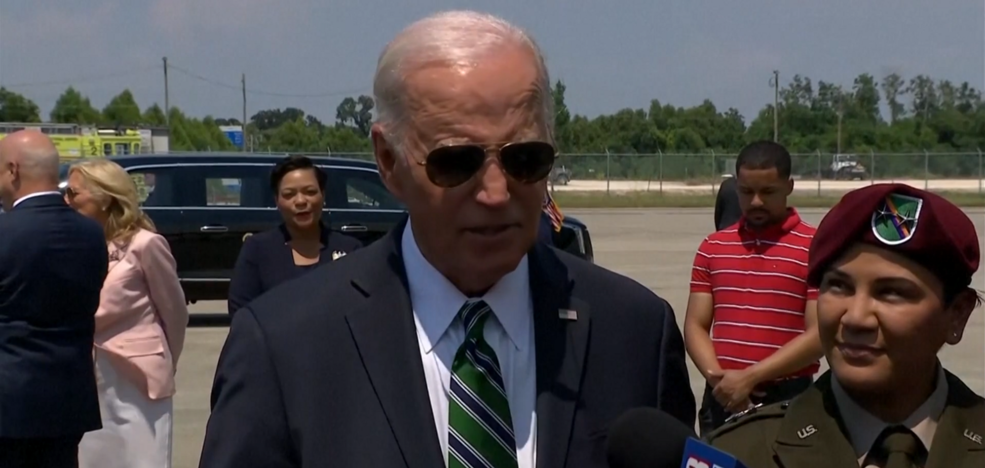 Байден в Новом Орлеане. 13 августа 2024 года
