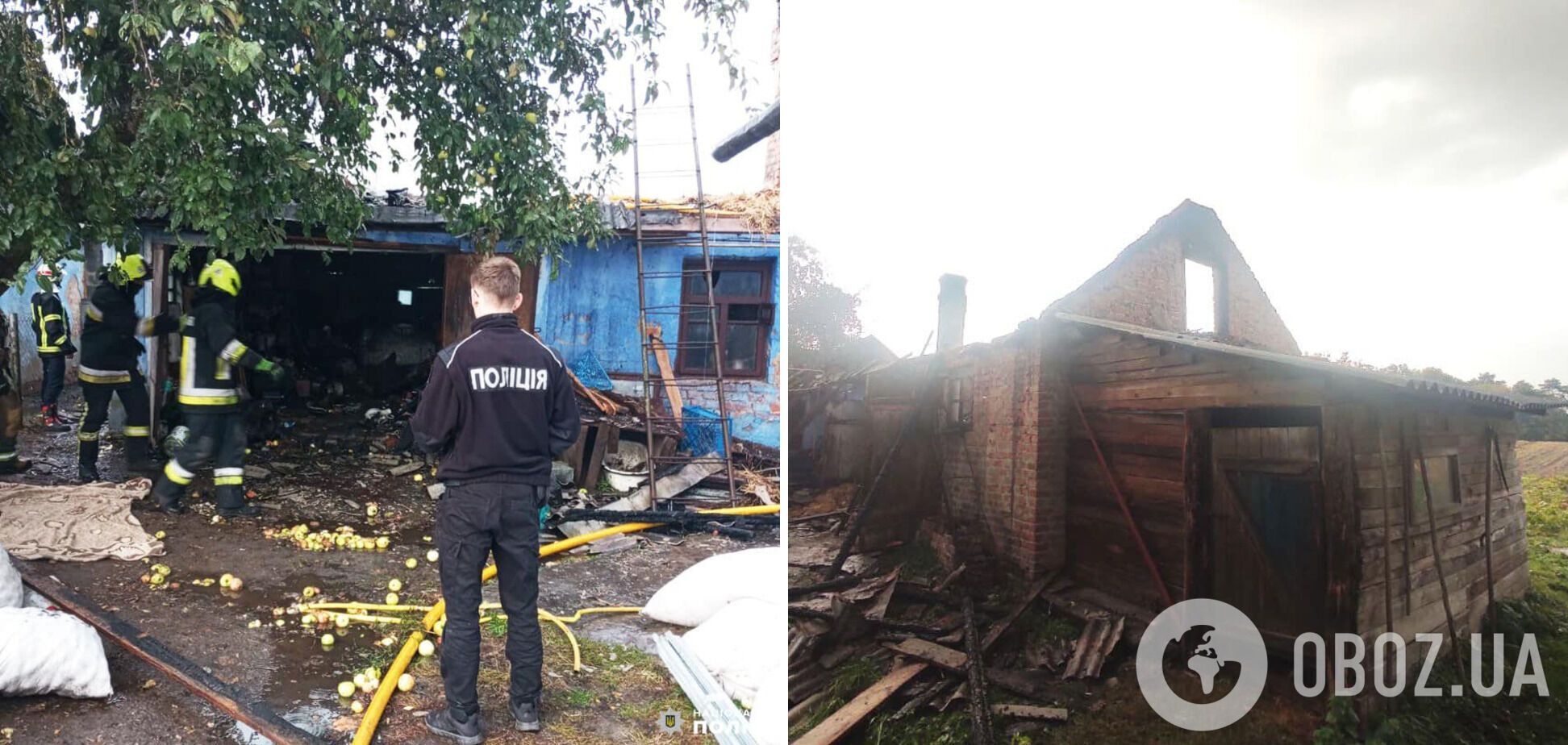 Батьки були на роботі: на Рівненщині в пожежі загинув 6-річний хлопчик. Фото