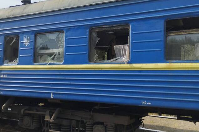 В Запорожье повреждено здание вокзала