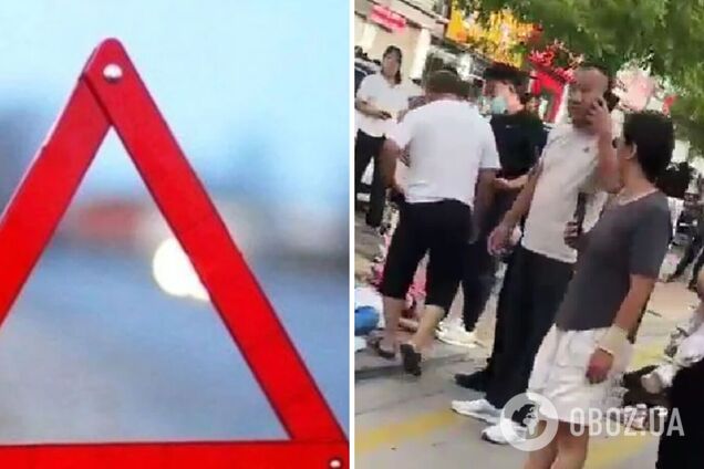 У Китаї автобус влетів у натовп біля школи, 11 людей загинуло. Відео