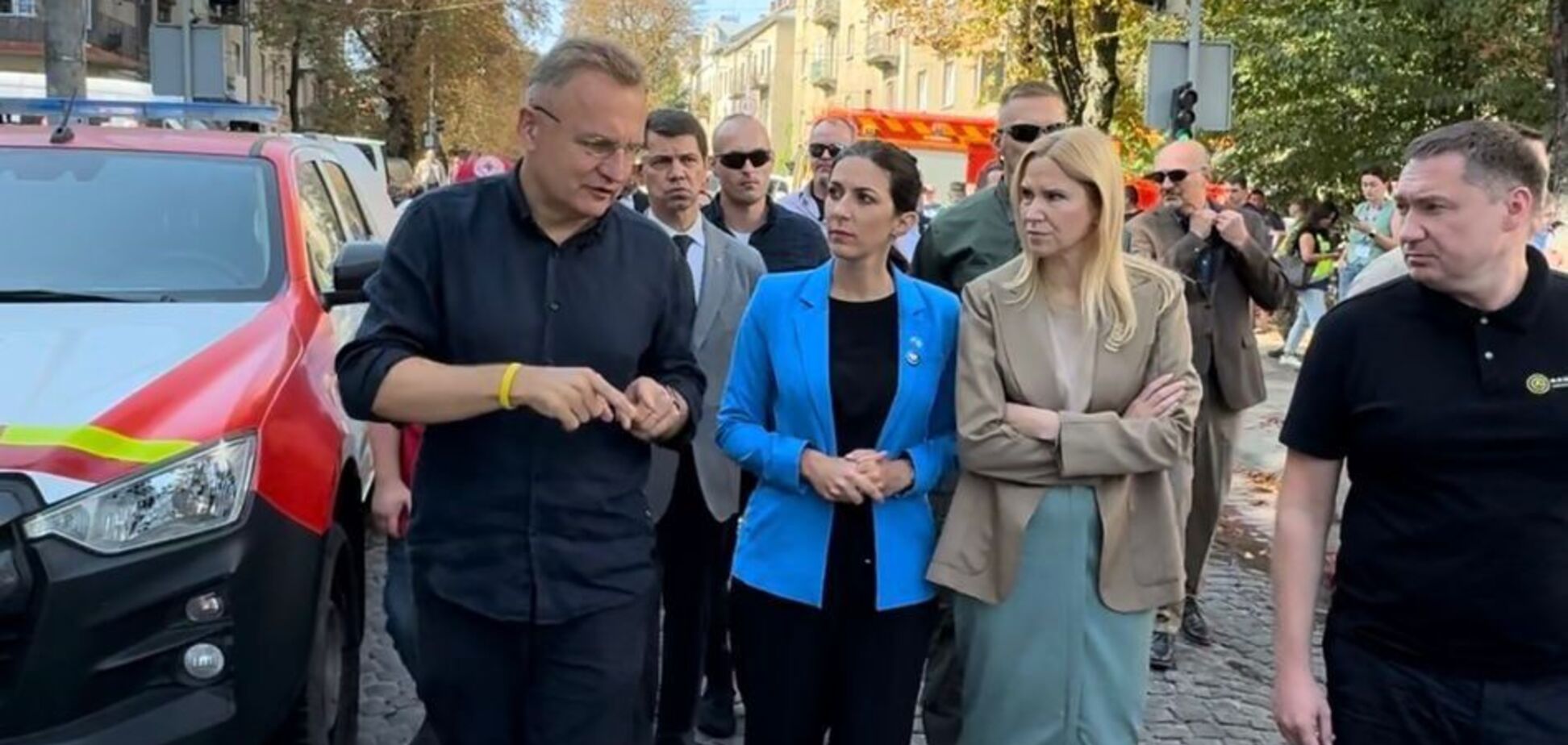 Спикер парламента Чехии прибыла во Львов в день ракетной атаки РФ