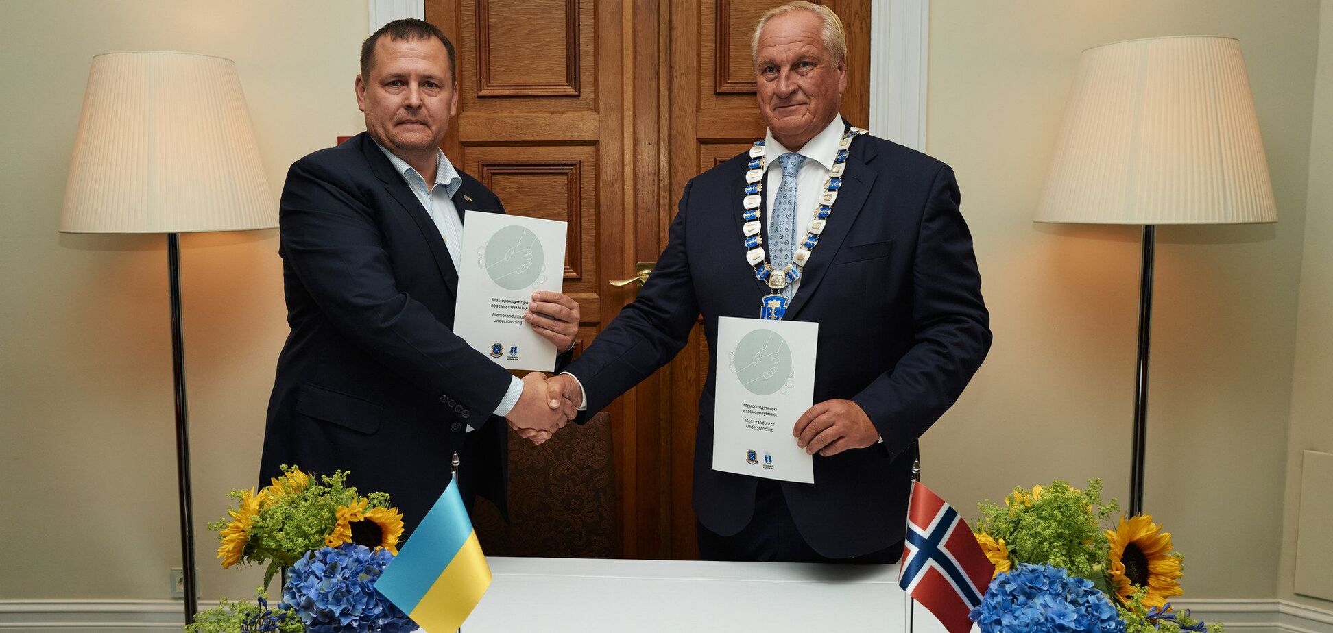 Днепр заключил соглашение о взаимопонимании с одним из самых больших городов Норвегии