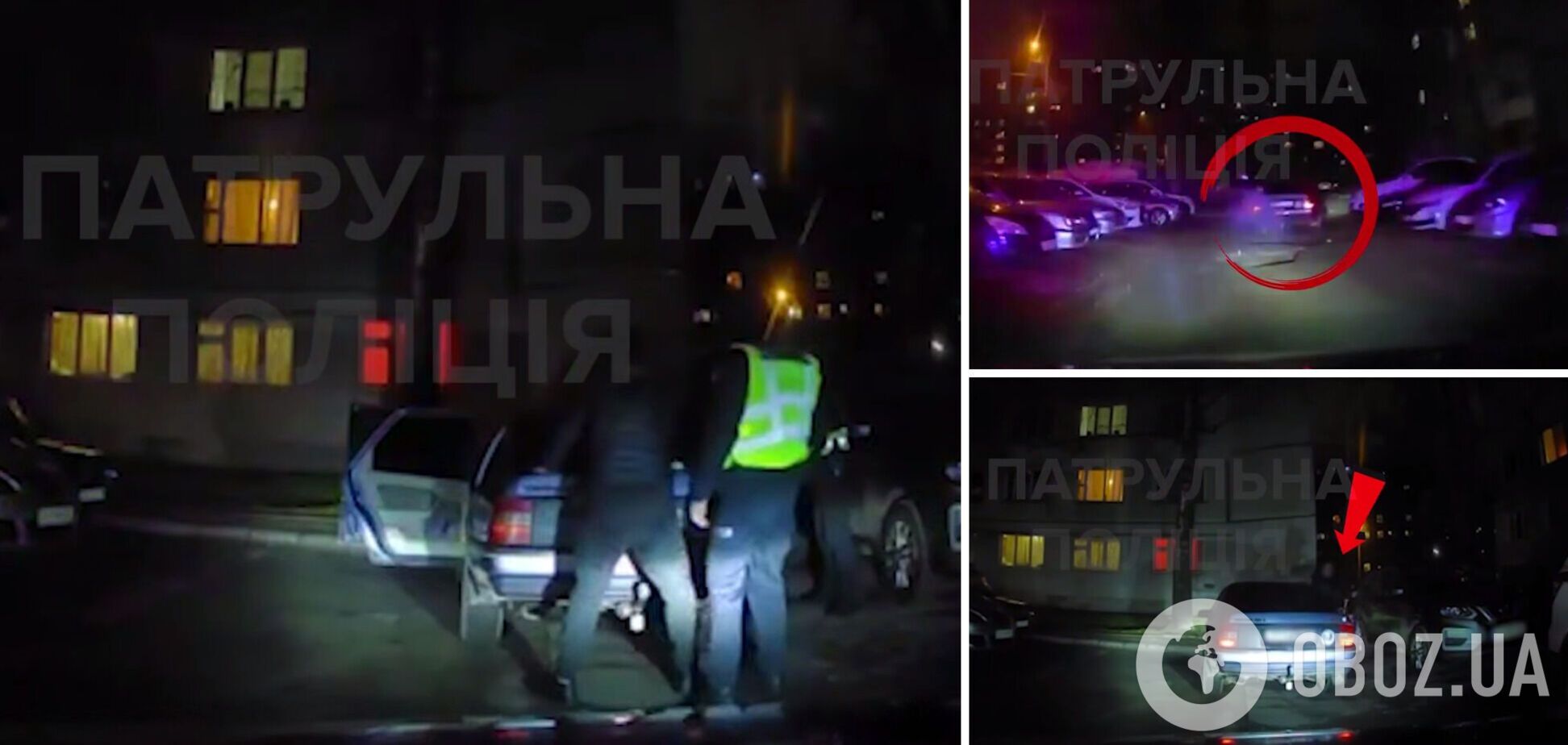 'Я не їхав, я пасажир': у Києві п’яний водій намагався уникнути покарання за порушення ПДР. Відео