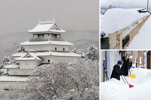 Японію накрили потужні снігопади: жителів попередили про можливий транспортний колапс і відключення електроенергії