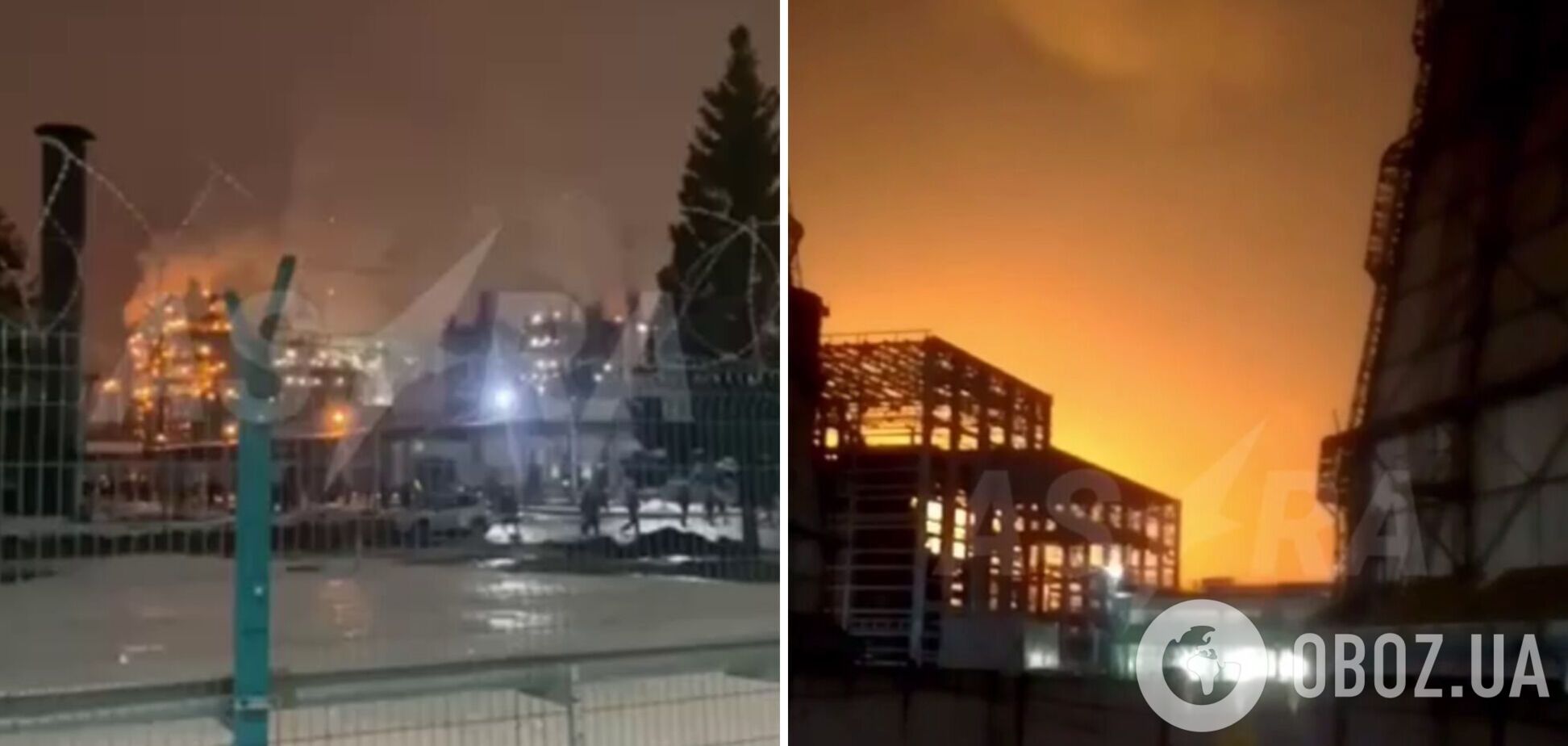 У мережі заявили про пожежу на нафтопереробному заводі в Татарстані: у чому його важливість. Фото та відео