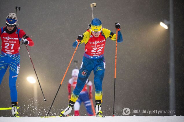 Українська олімпійська чемпіонка з біатлону відмовилася стартувати у гонці Кубку світу