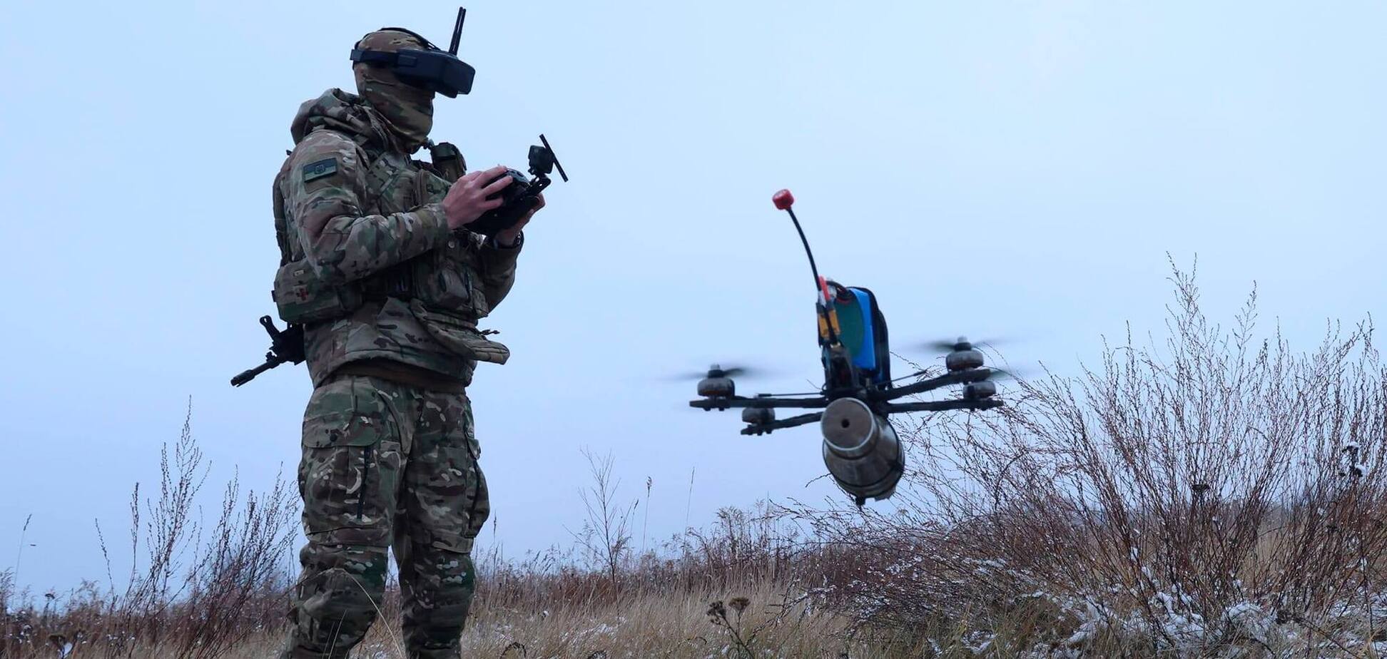 Украина начала использовать 'летающие дробовики' против российских дронов. Видео